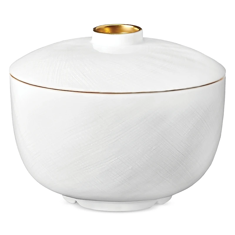 L'Objet Han Gold Rice Bowl with Lid