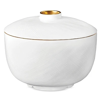 L'Objet Han Gold Rice Bowl with Lid