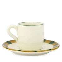 Old St. Nick Assorted Espresso Cups & Saucers, Set of 4