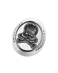 Lagos Men's Sterling Silver Anthem Skull Signet Ring - Exclusive