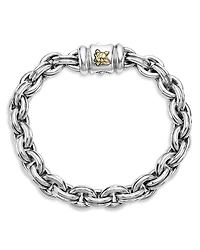 Lagos Men's 18K Yellow Gold & Sterling Silver Anthem Double Link Chain Bracelet