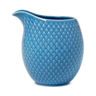 Rosendahl Lyngby Porcelain Rhombe Color Milk Jug, Blue