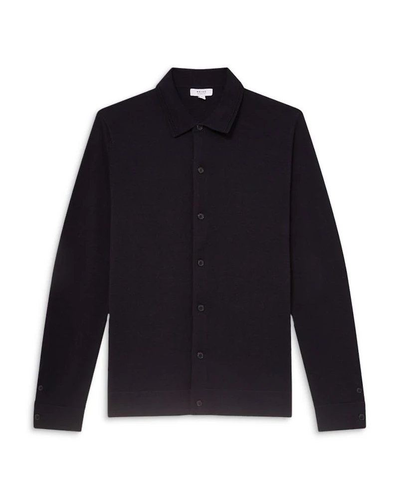 Forbes Wool Slim Fit Button Down Cardigan