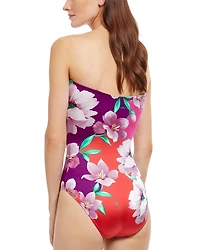 Bella Rose Bandeau One Piece Swimsuit