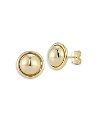 Bloomingdale's Fine Collection Bold Button Stud Earrings