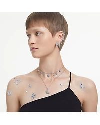 Luna Crystal Pendant Necklace, 15.75-18.5"