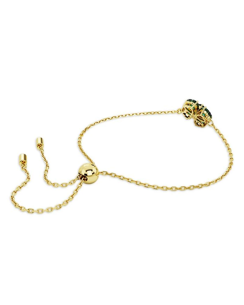 Idyllia Crystal Clover Bolo Bracelet