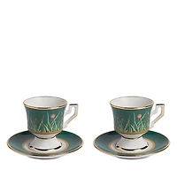 La DoubleJ Libellula Espresso Cup & Saucer, Service for 2