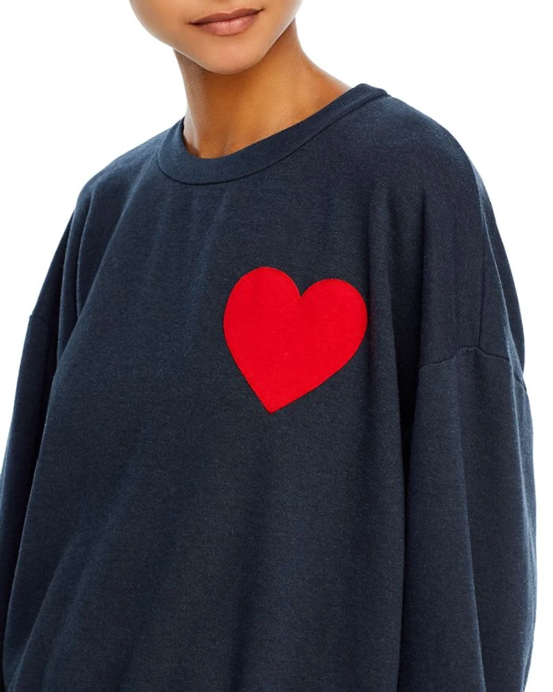 Heart Stitch Crewneck Sweatshirt