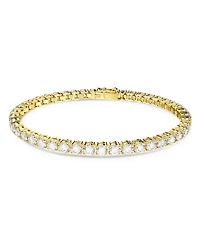 Matrix Tennis Bracelet Gold Tone