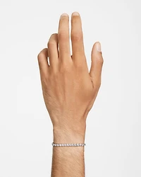 Matrix Tennis Bracelet Rhodium Plated