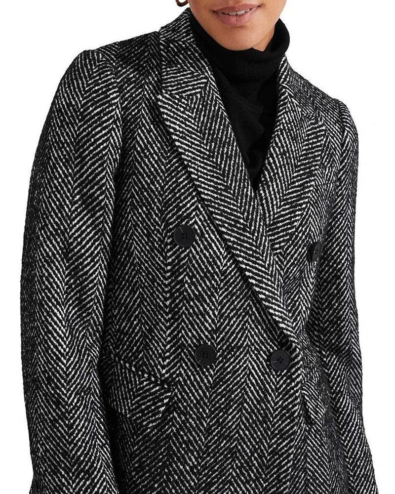 Skye Herringbone Coat