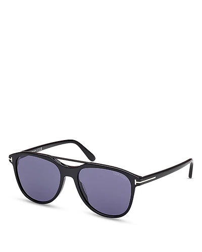 Tom Ford Damian 02 Pilot Sunglasses, 54mm