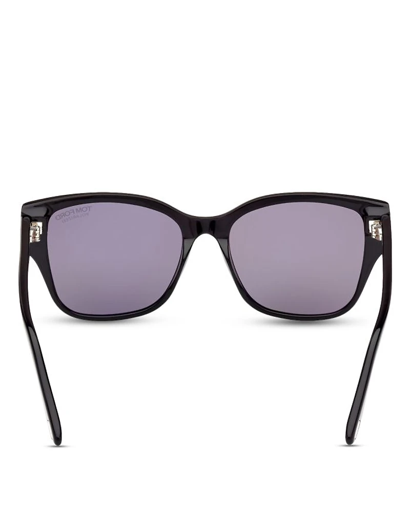 Elsa Butterfly Sunglasses, 55mm