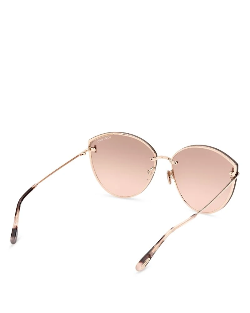 Evangeline Cat Eye Sunglasses, 63mm