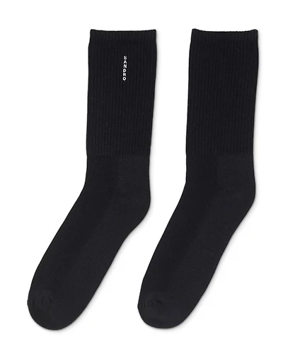 Vertical Logo Cotton Socks
