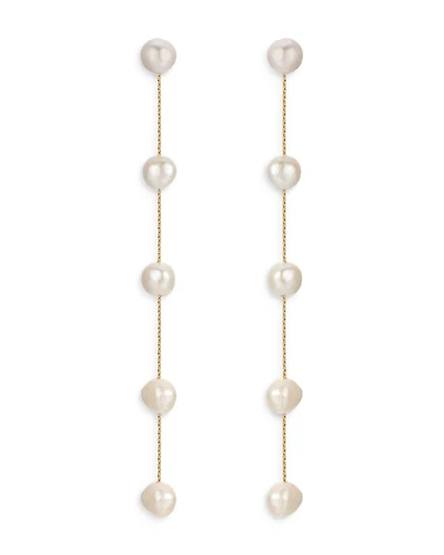 Cultured Freshwater Pearl Delicate Drop Earrings