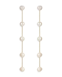 Ettika Cultured Freshwater Pearl Delicate Drop Earrings
