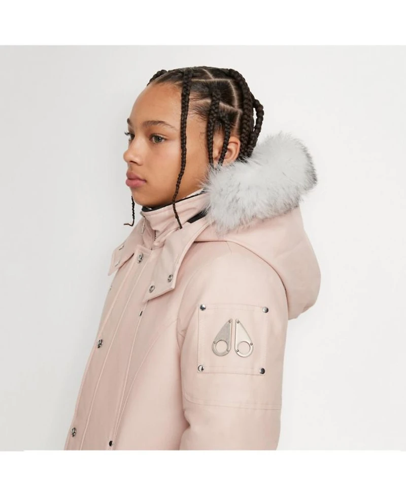 Unisex Parka with Shearling Hood