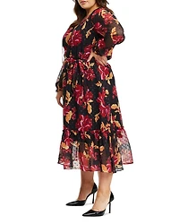 Midnight Petal Dress