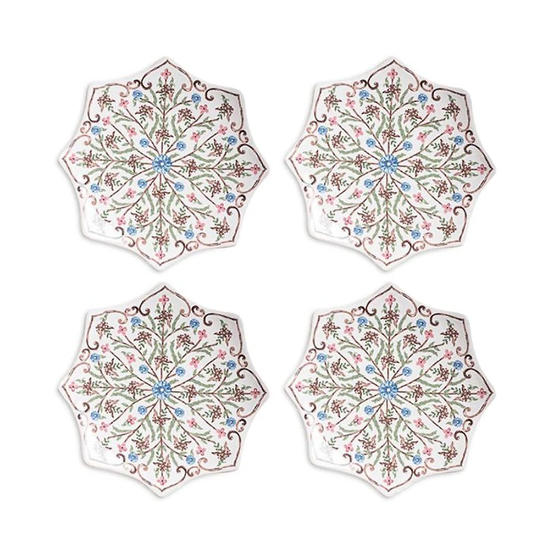 Villa Seville Scalloped Side/Cocktail Plate, Set of 4