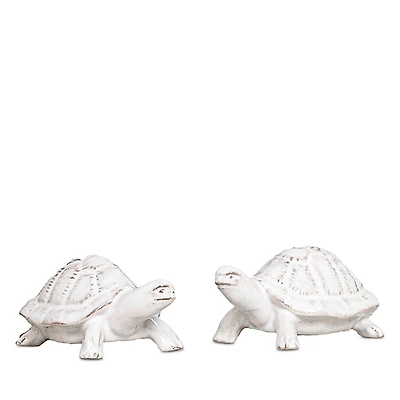 Juliska Clever Creatures Turtle Salt and Pepper Set