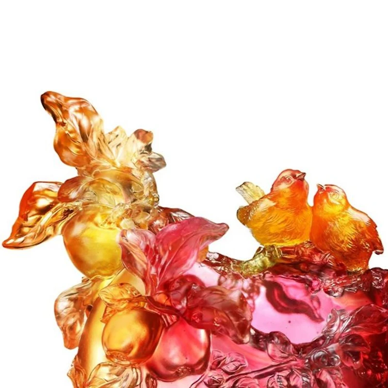Happiness in Pairs Crystal Sculpture