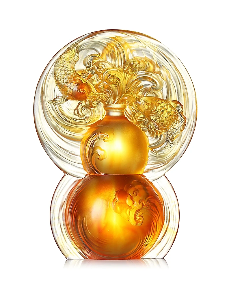 Liuli Source of Abundance Crystal Sculpture