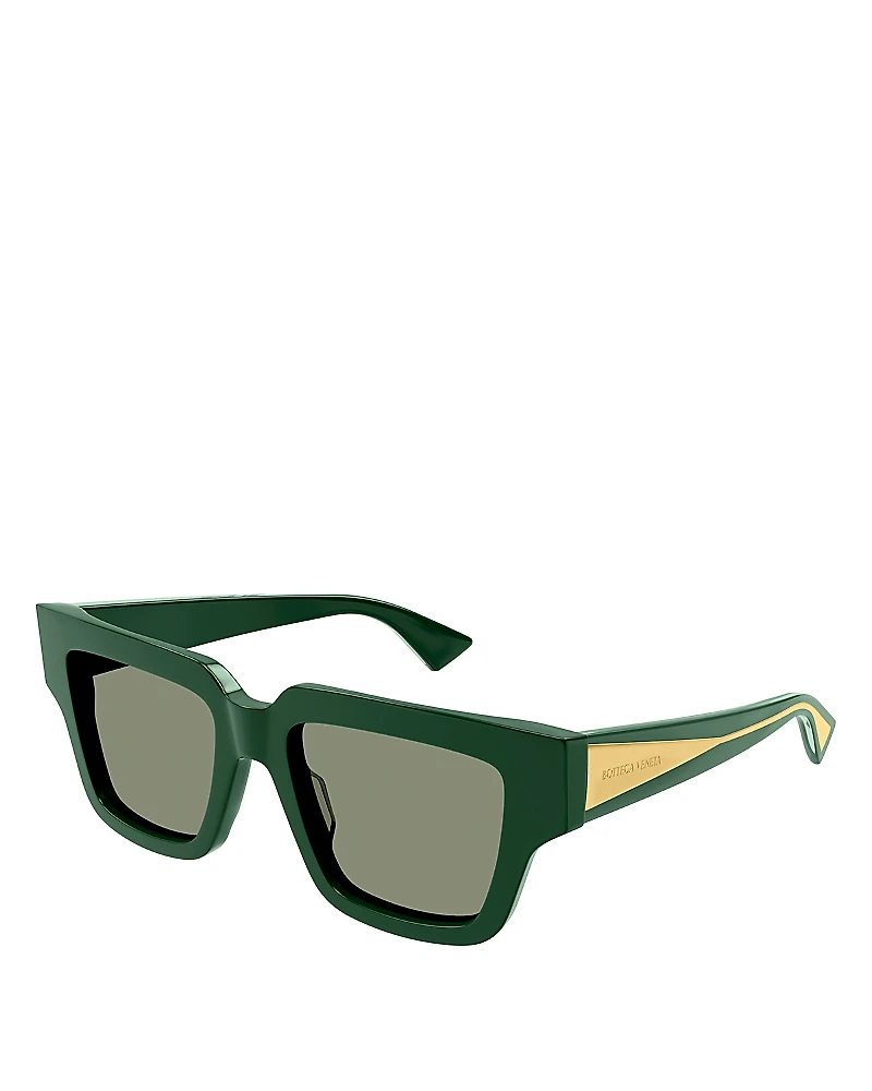 Bottega Veneta Triangle Squared Sunglasses, 52mm
