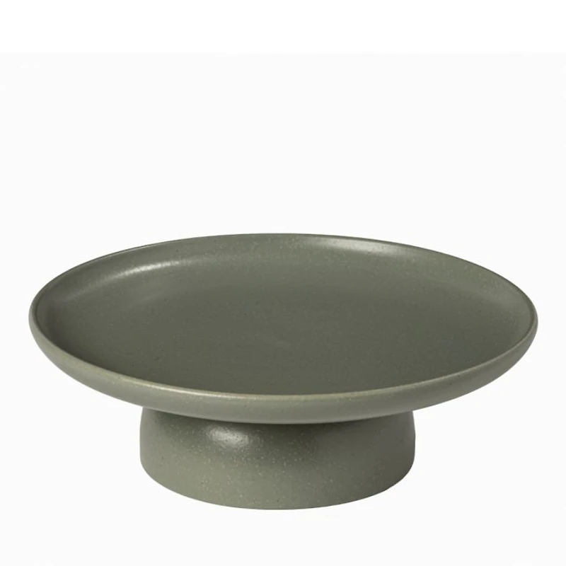 Pacifica Footed Stoneware Plate