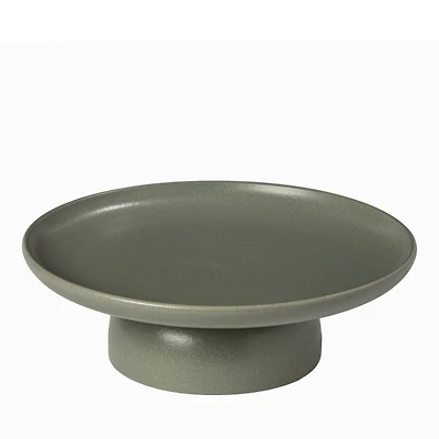 Pacifica Footed Stoneware Plate