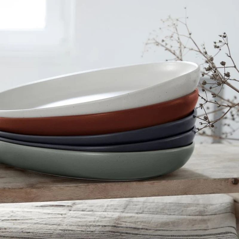 Pacifica 13" Oval Stoneware Platter