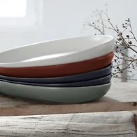 Pacifica 13" Oval Stoneware Platter