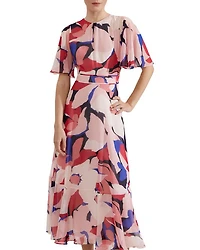 Freya Printed Silk Dress