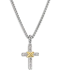 David Yurman Petite Cross Necklace