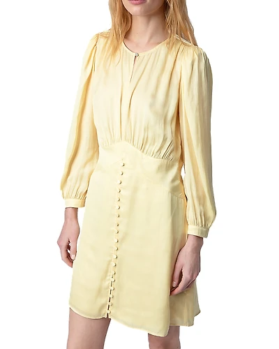 Zadig & Voltaire Rhodri Button Skirt Mini Dress