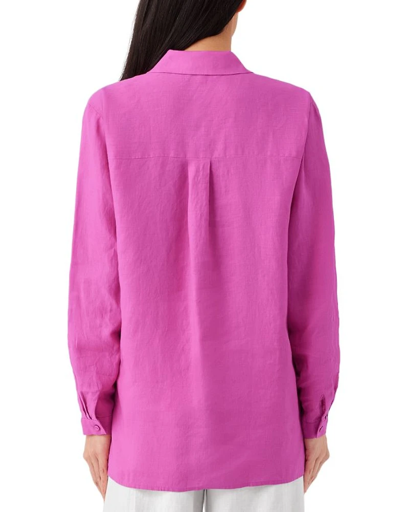 Linen Classic Collar Shirt