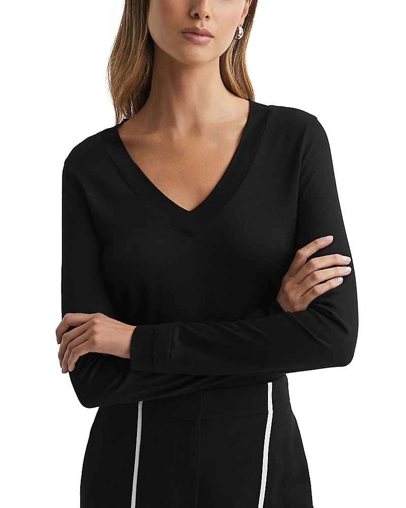 Reiss Brady V Neck Top