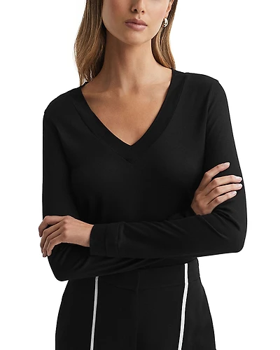 Reiss Brady V Neck Top