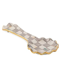 Sterling Check Spoon Rest