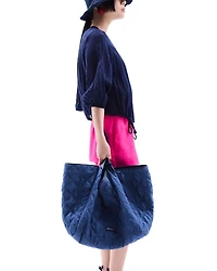 Seersucker Drawstring Hem Jacket