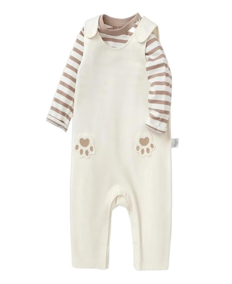 Unisex Fun Graphic Long Sleeve Knitted Set - Baby