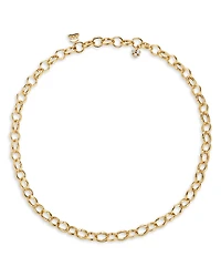 Temple St. Clair 18K Yellow Gold Diamond Open Arno Chain Necklace, 18