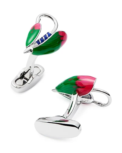 Feather Fly Fishing Cufflinks