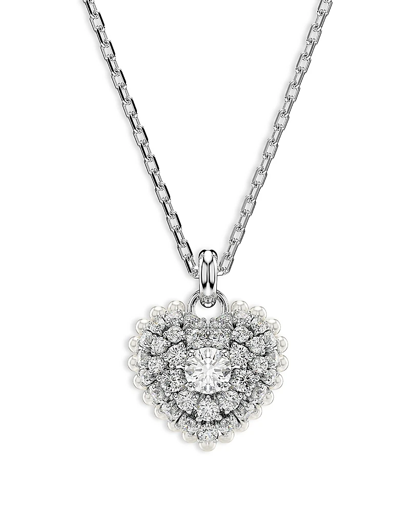 Swarovski Idyllia Heart Pendant Necklace, 15