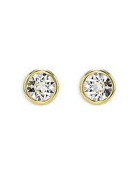 Imber Round Cut Stud Earrings