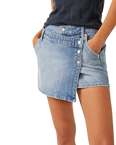 Free People We The Free Wynne Denim Skirt