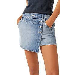 Free People We The Free Wynne Denim Skirt