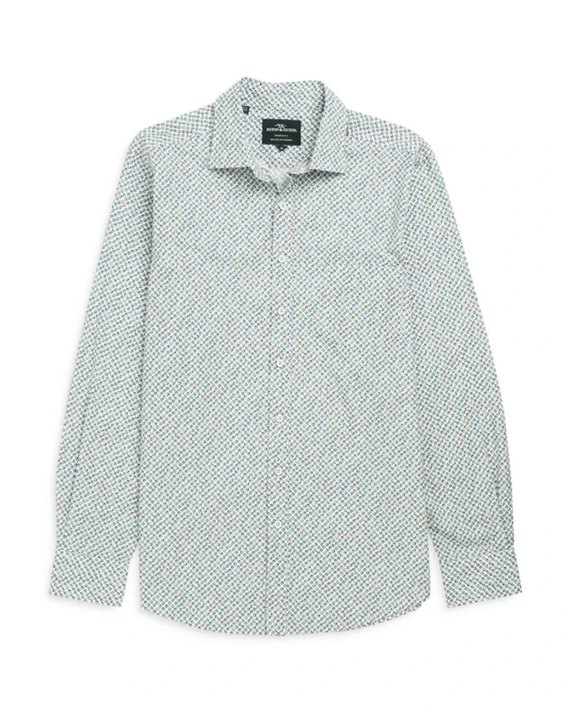 Underwood Printed Cotton Slim Fit Shirt
