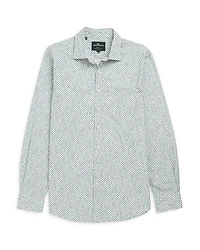 Underwood Printed Cotton Slim Fit Shirt